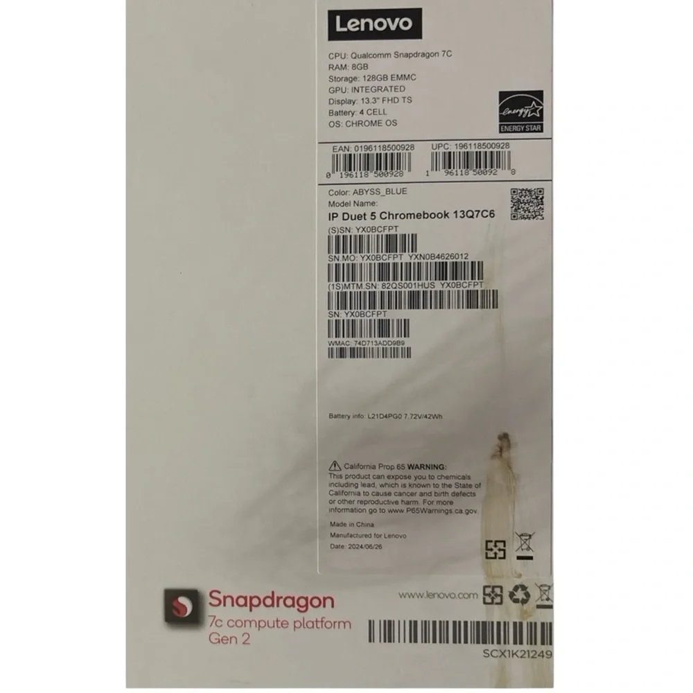 Lenovo - IdeaPad Duet 5 Chromebook 2-in1 Laptop